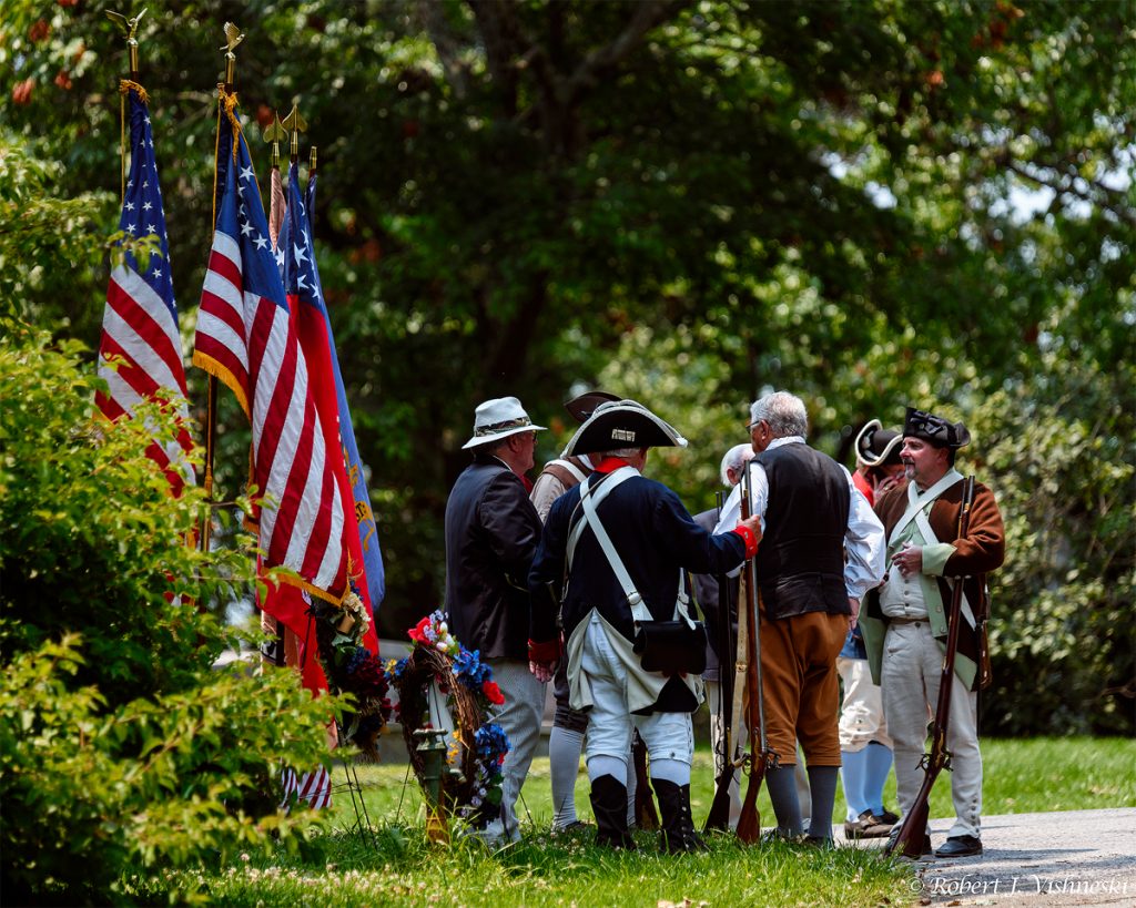 Cincinnati Sons of the Revolution, July 4th Ceremony, Spring Grove Cemetery